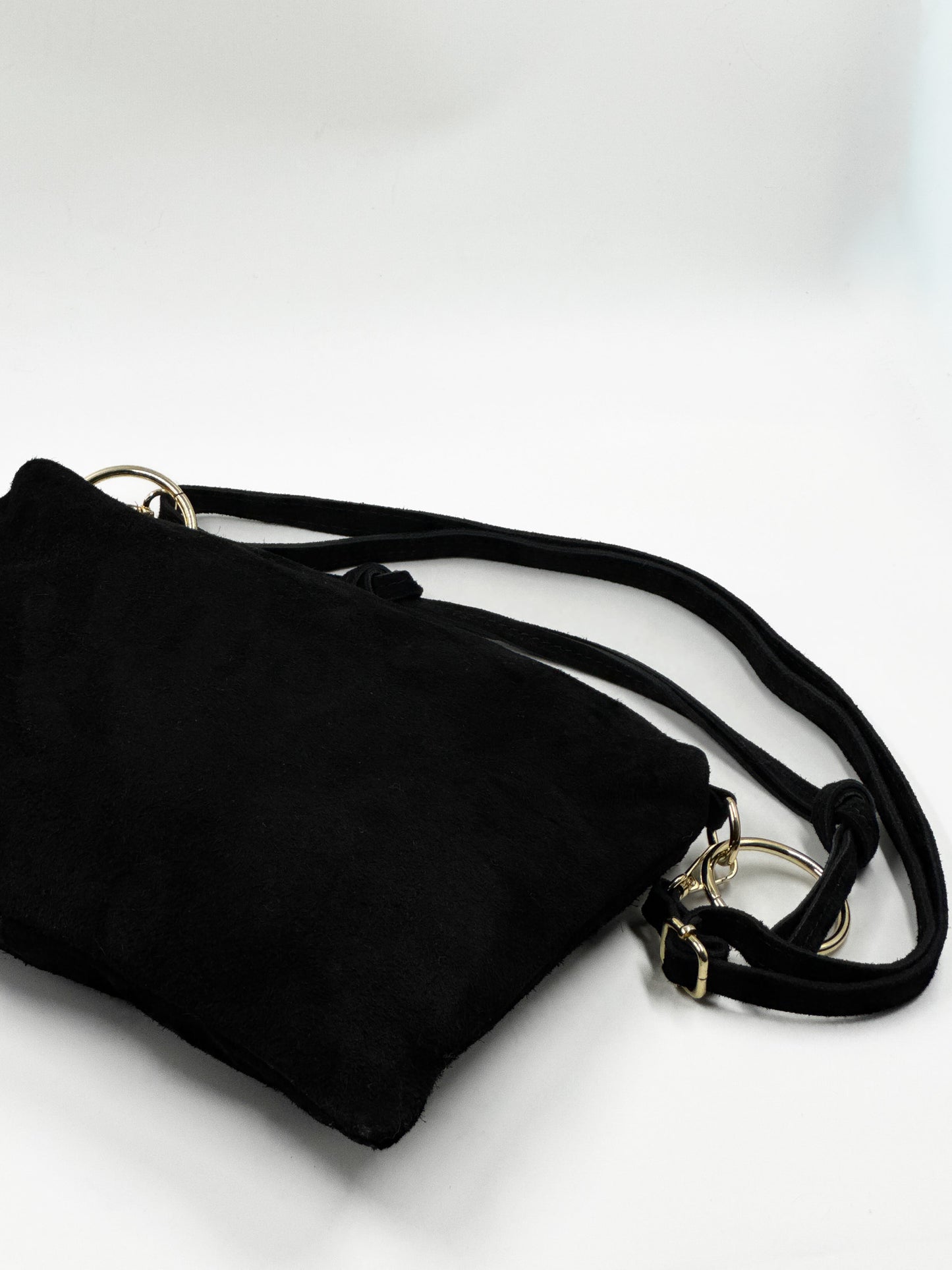 Cartera Giulia Negro Gamuza