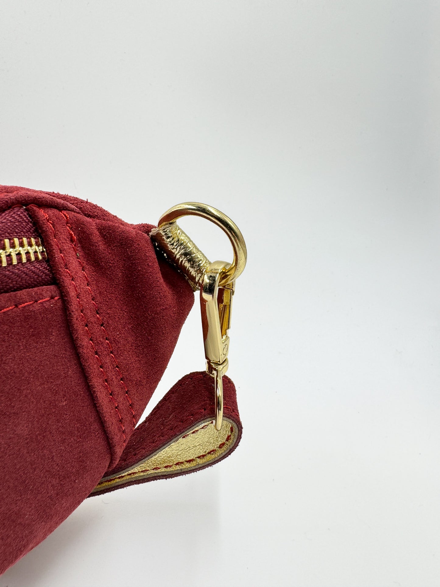 Riñonera Vittoria Reno Burdeo/Dorado