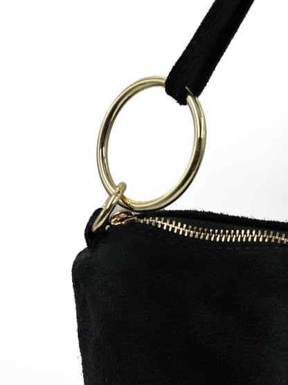 Cartera Giulia Negro Gamuza