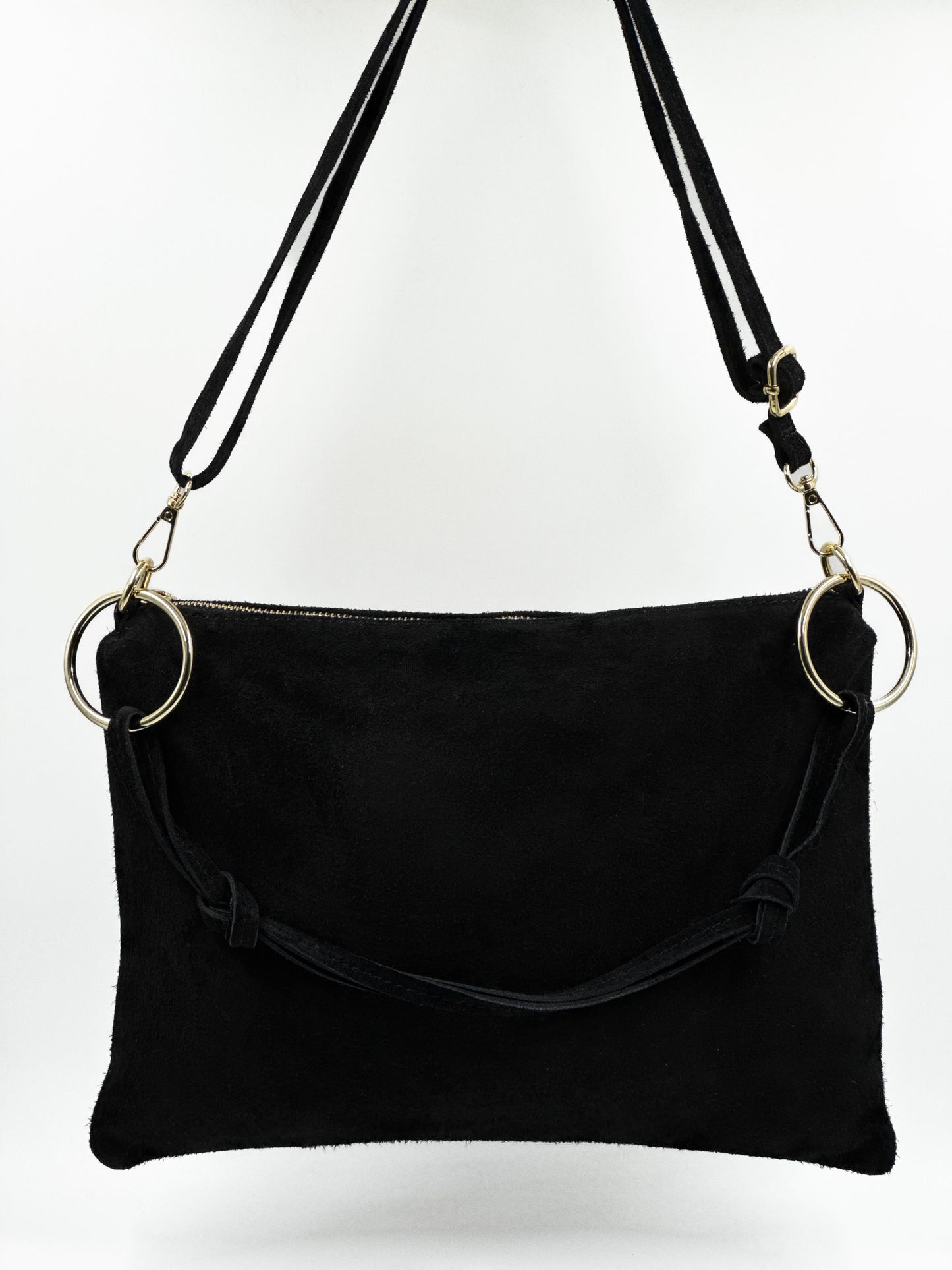 Cartera Giulia Negro Gamuza