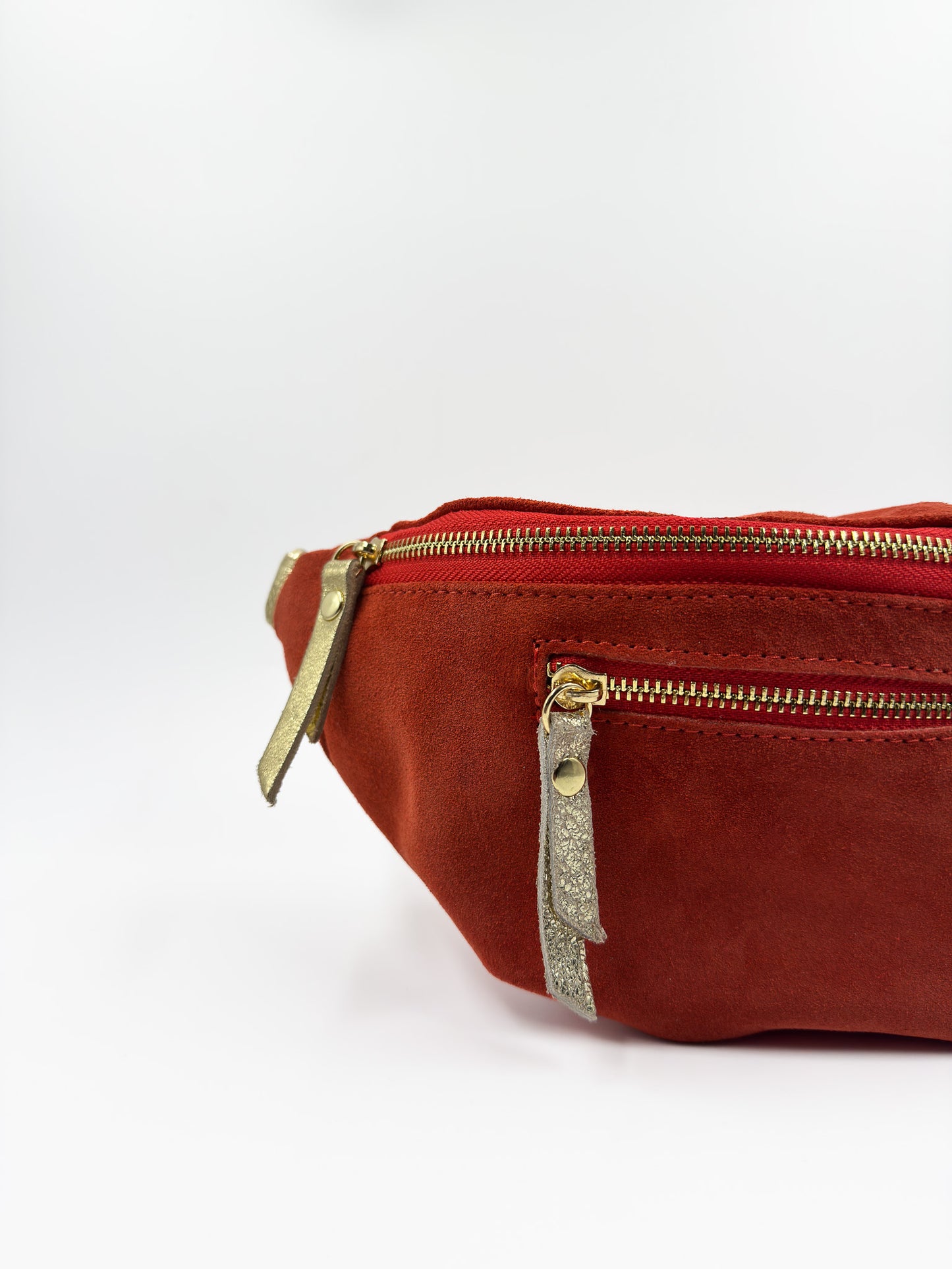 Riñonera Vittoria  Reno Rojo/Dorado