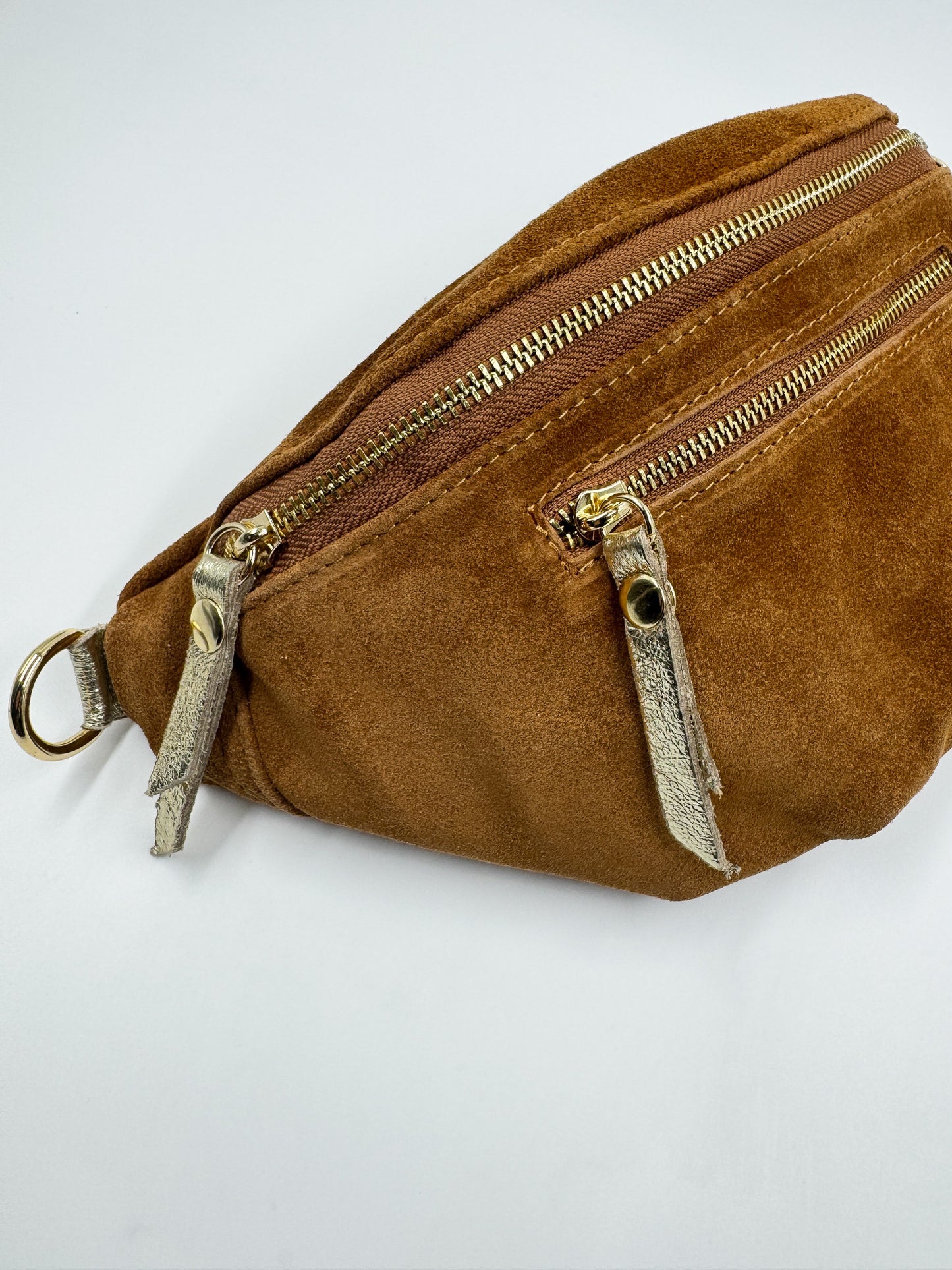 Riñonera Vittoria Reno Caramelo/Dorado