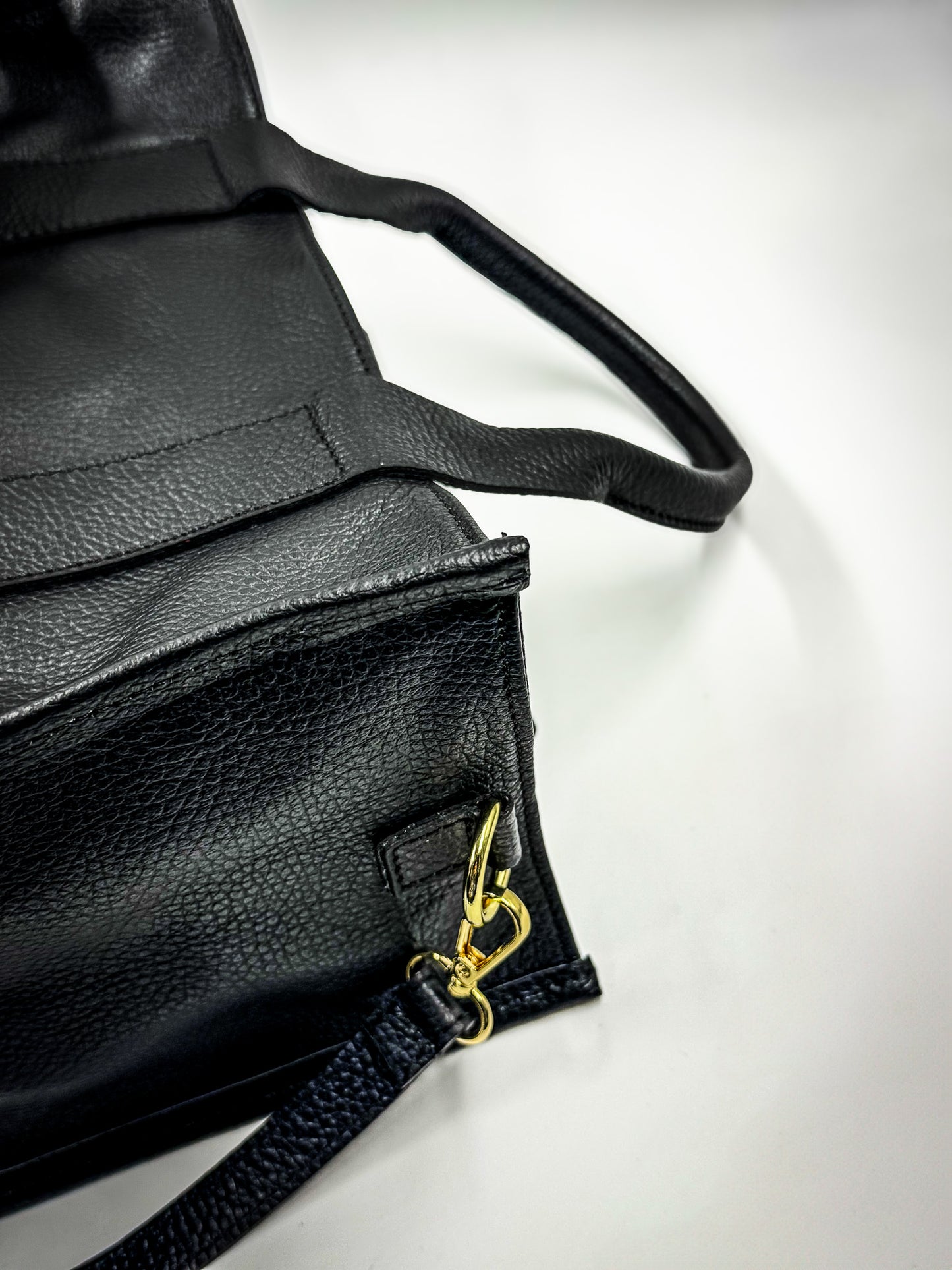 Bandolera Roberta Negro+Envío GRATIS