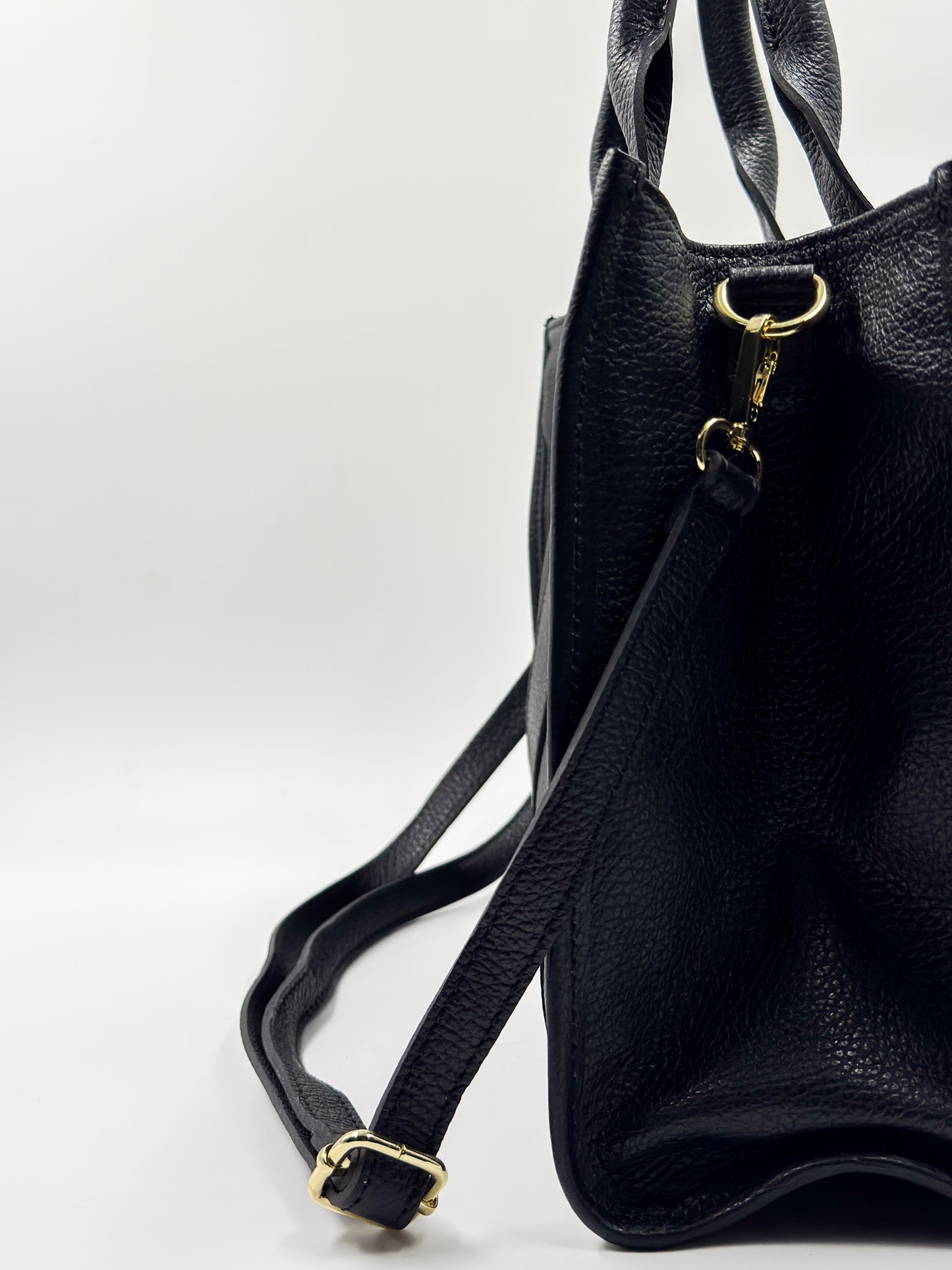 Bandolera Roberta Negro+Envío GRATIS